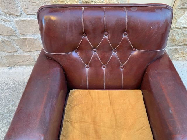 Sofa retro marron