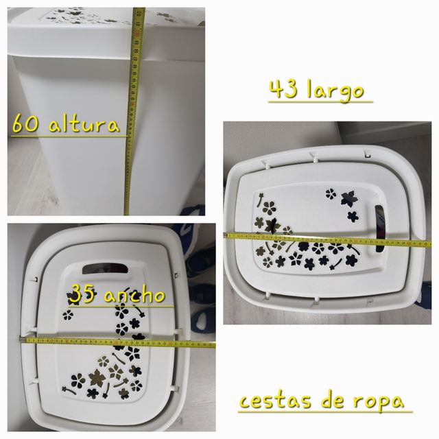 2  Cestas para ropa sucia 