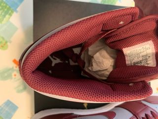 Air Jordan 1 MID cherrywood red/white tg 46/12