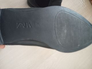 Botines negros mujer zara t38