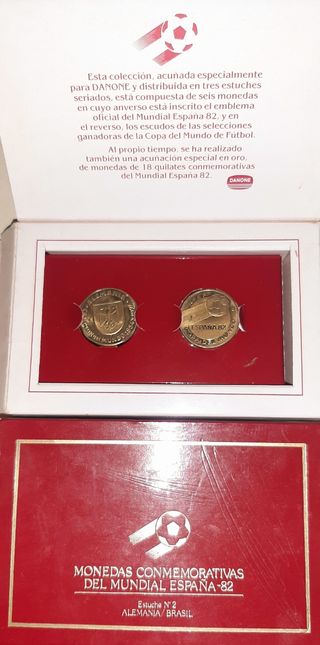 Monedas mundial españa 82