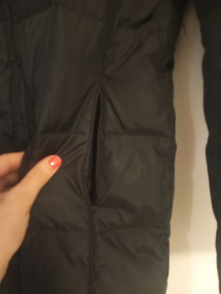 Abrigo acolchado de Zara negro talla M