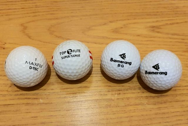 Quattro palline da golf