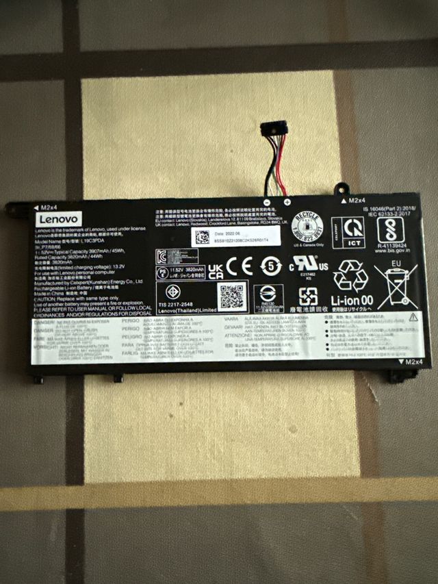 Bateria portatil lenovo