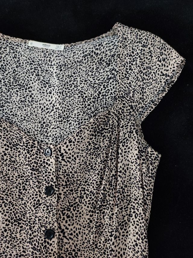 Vestido mini leopardo