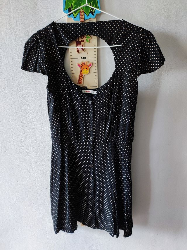 Vestido mini lunares