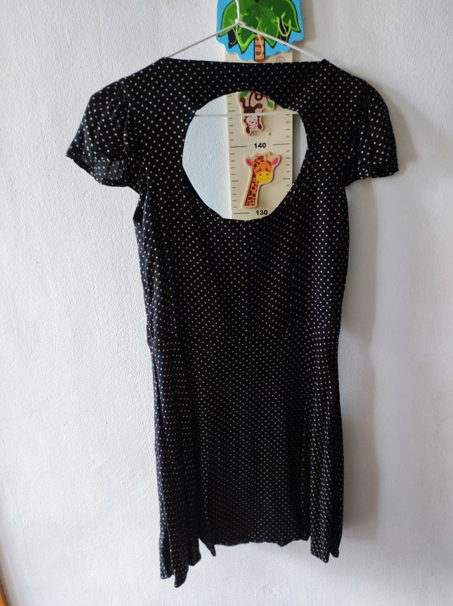 Vestido mini lunares