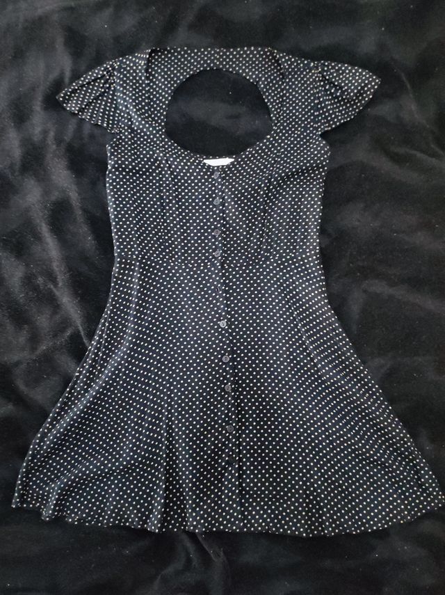 Vestido mini lunares