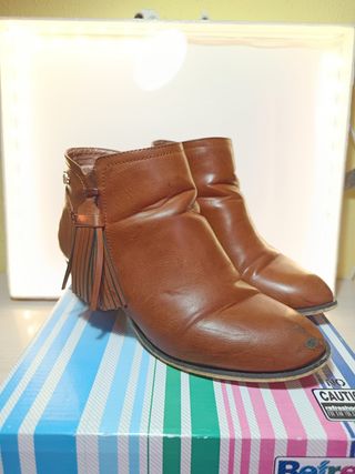  Botines marrones 