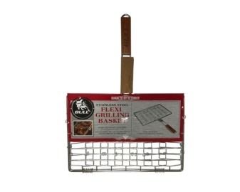 Griglia girevole rettangolare BULL in acciaio inox