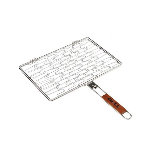 Griglia girevole rettangolare BULL in acciaio inox