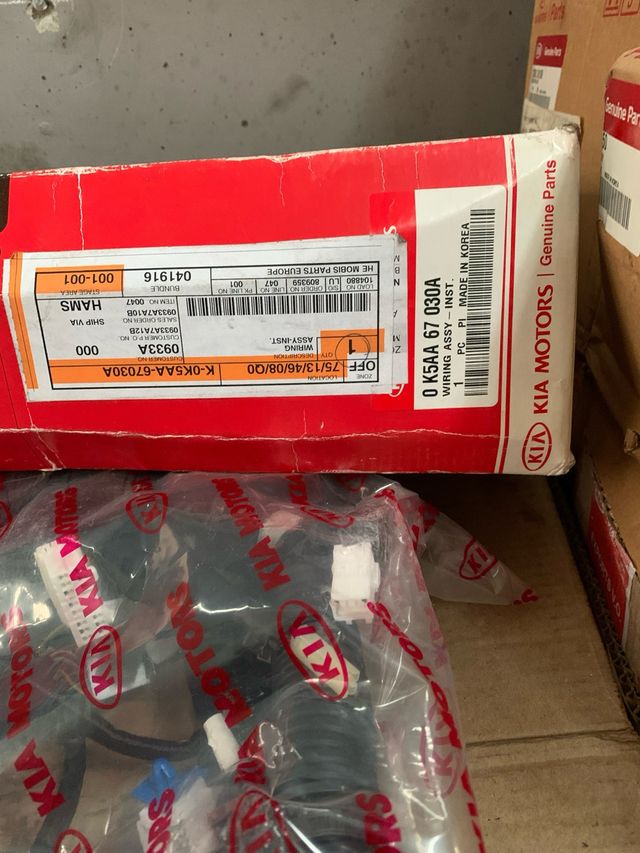 Instalacion electrica nueva Kia Carnival