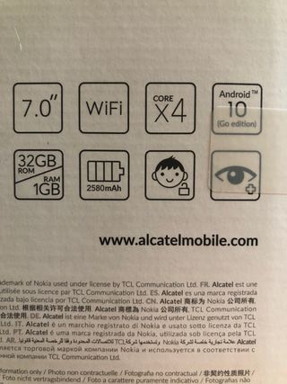 Tablet Alcatel 1 T7 nueva