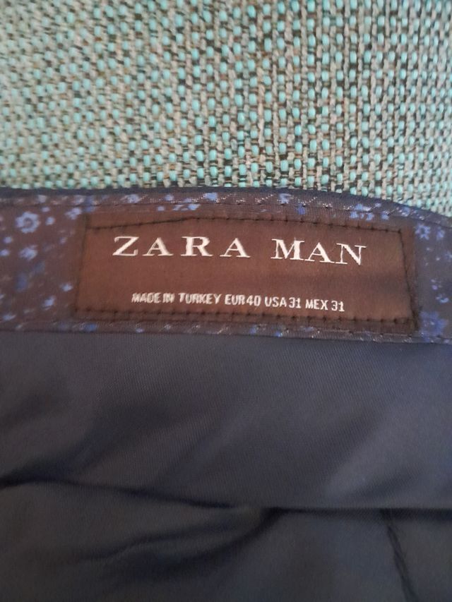 Pantalon pinzas zara man