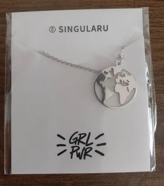 Collar Mundo Plata SINGULARU