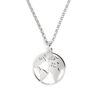Collar Mundo Plata SINGULARU
