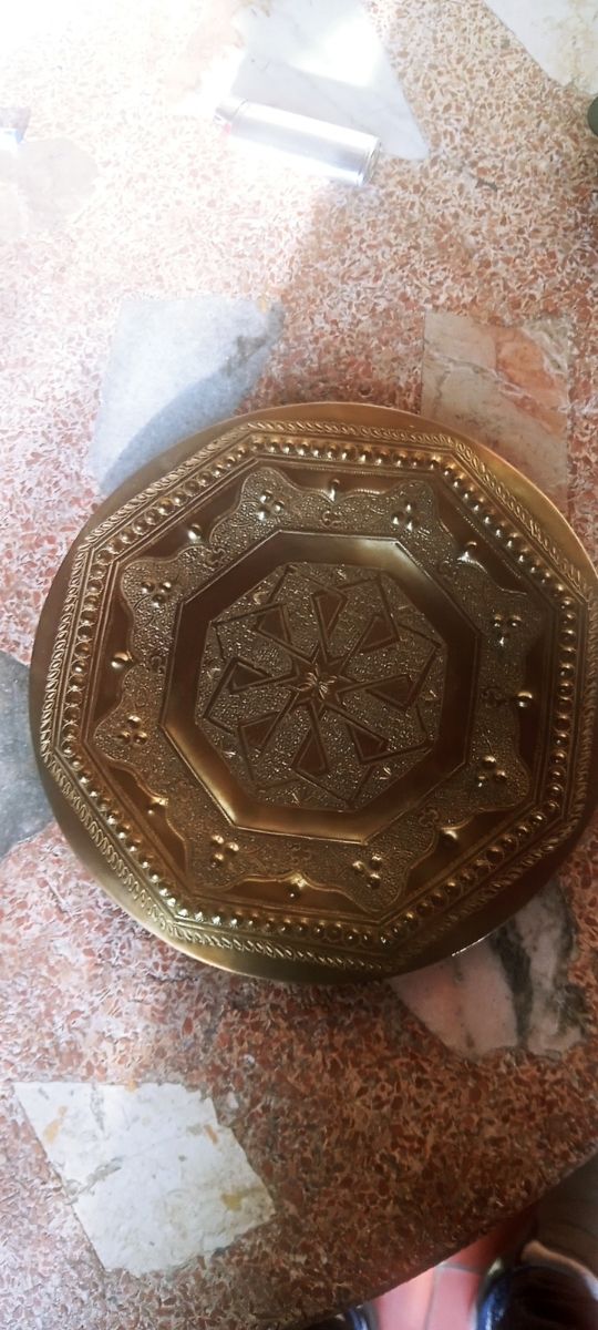 Bandejas Árabe Berebere Bronce. 3 unidades