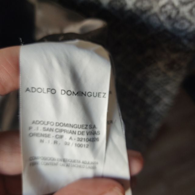 Abrigo de lana y alpaca Vintage Adolfo Domínguez