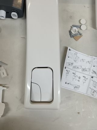Caja Delta 2 WC exterior 3/9 L con desagüe doble
