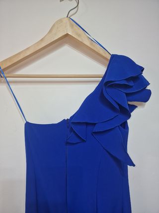 Vestido largo fiesta azul talla 36