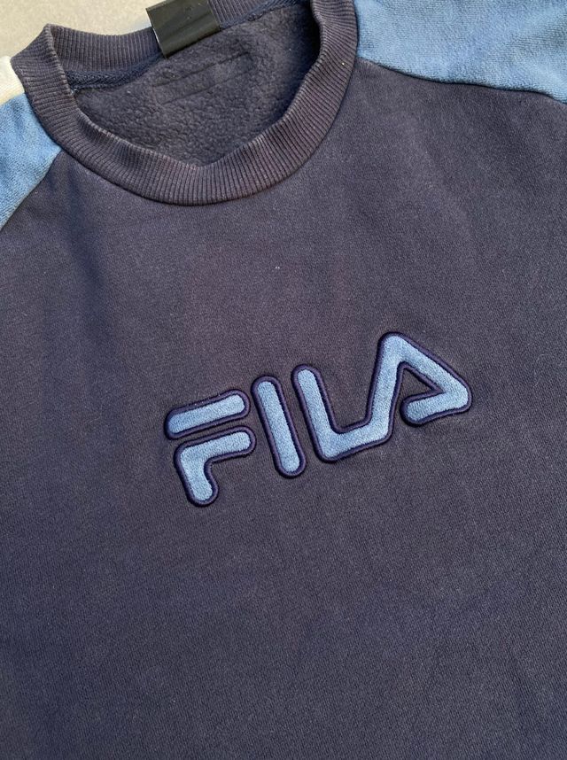 Sudadera Fila vintage bordada