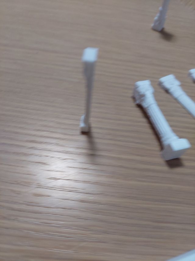 Columnas romanas,u otras, belen, maqueta