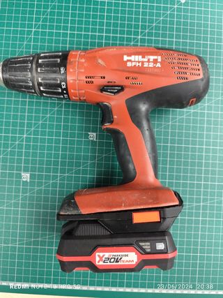 Adaptador hilti para bateria x20 parkside