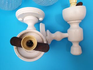 applique lampada a muro parete in legno - 2 PEZZI