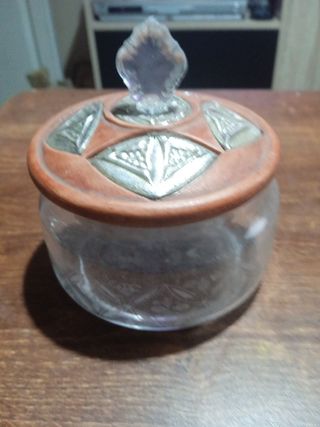 Cajita de cristal antigua ideal