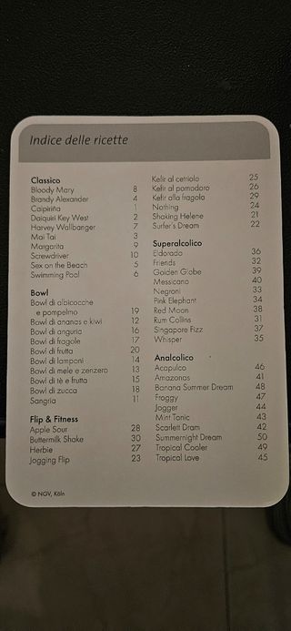 Cocktail. 50 schede di ricette illustrate
