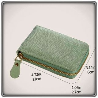 MONEDERO TARJETERO VERDE