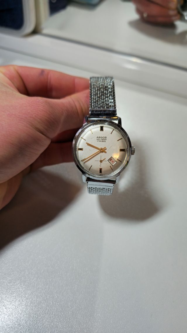 Reloj Argos anti chocs 17 rubis