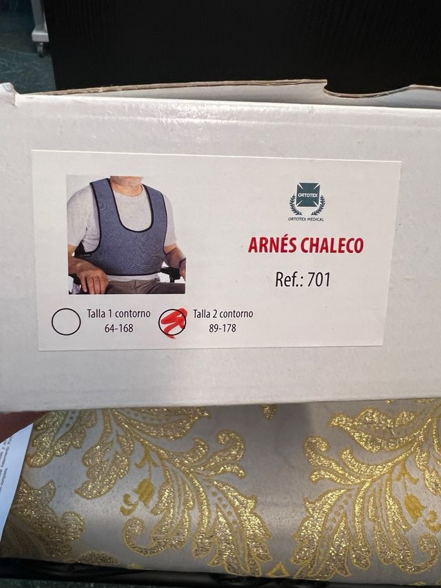 Arnés Chaleco de sujeción Tipo Peto Talla 2