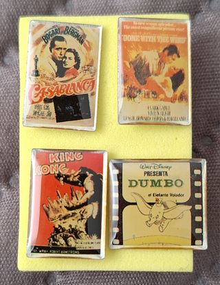 Lote 4 pins Cine