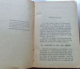 Libro la eucaristía y el jueves