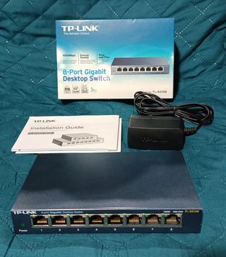 Switch Tp-Link 8 puertos 1000 Mbps 