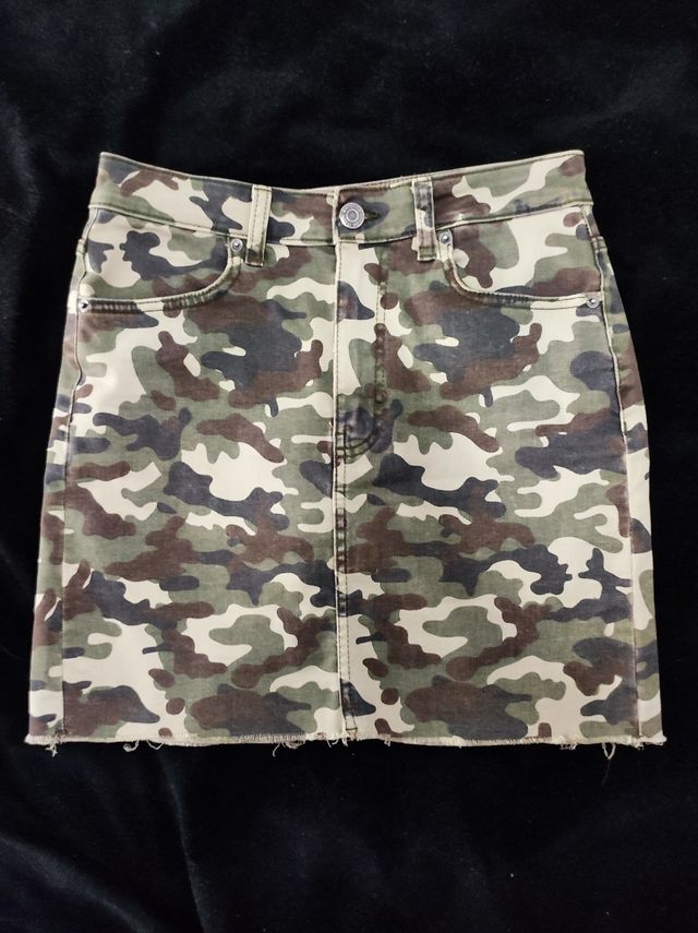 Falda camuflaje