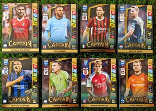 Lote 8 cromos captain FIFA 365 Adrenalyn XL