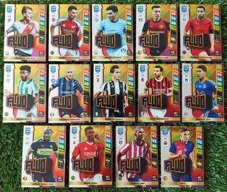Lote 14 cromos Fluo FIFA 365 ADRENALYN XL