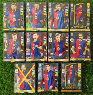 LOTE 10 CROMOS BARÇA FIFA 365 ADRENALYN XL