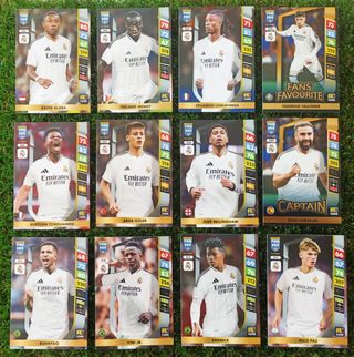 Lote 12 cromos MADRID FIFA 365 ADRENALYN XL