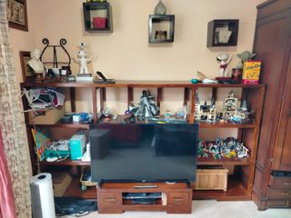 Mueble de salón/TV de Banak madera maciza en teka.