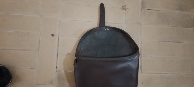 Fodero fucile in pelle scuro vintage