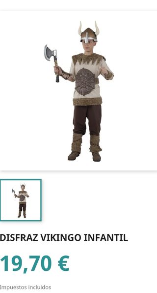 Disfraz Vikingo