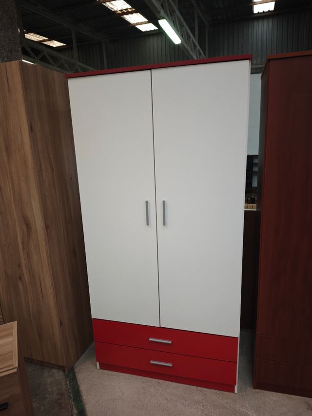 Armario de 2 puertas, 2 colores.