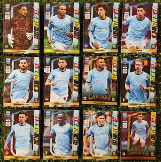Lote 12 cromos City FFA 365 ADRENALYN XL