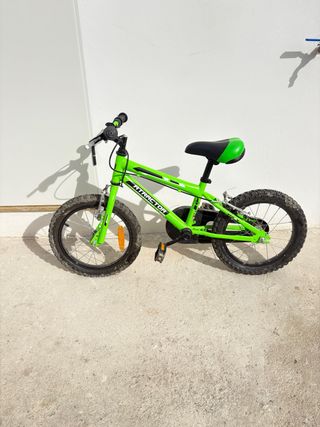 Bicicleta Verde  Atractor NIÑO Hasta 7 años!