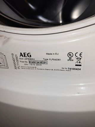 Lavadora aeg con avería