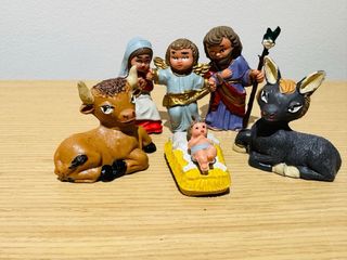 Antiguas figuras cabezones nuevas en blister