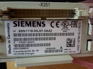 6SN1118-0NJ01-0AA2 SIEMENS SIMODRIVE 611 U HRS2 1